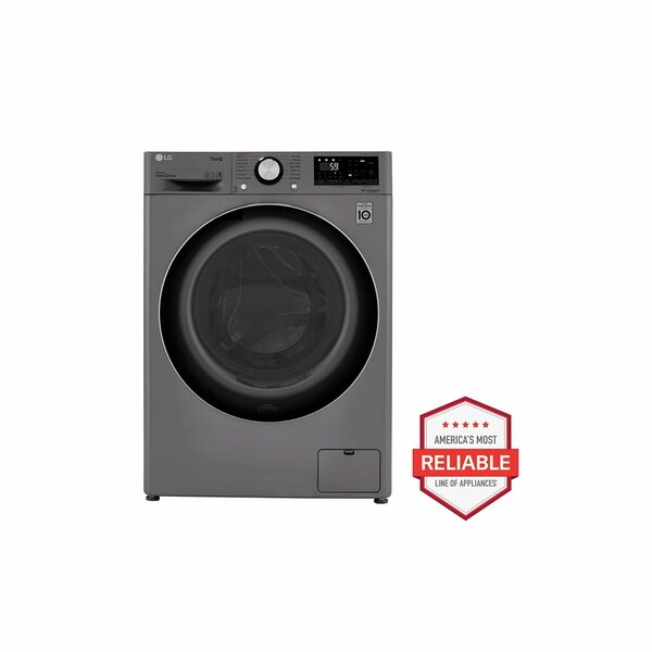 Almo LG 2.4 cu.ft. Smart Wi-Fi Enabled All-In-One Compact Front Load Washer/Dryer Combo WM3555HVA